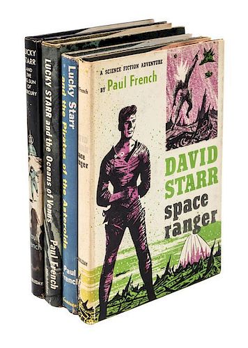 * [ASIMOV, ISAAC] FRENCH, PAUL, pseud. 4 first edition Starr titles by Asimov as French.