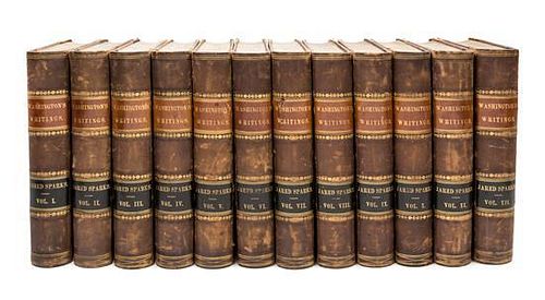 (WASHINGTON, GEORGE) SPARKS, JARED. The Writings of George Washington. New York, 1847-48. 12 vols.