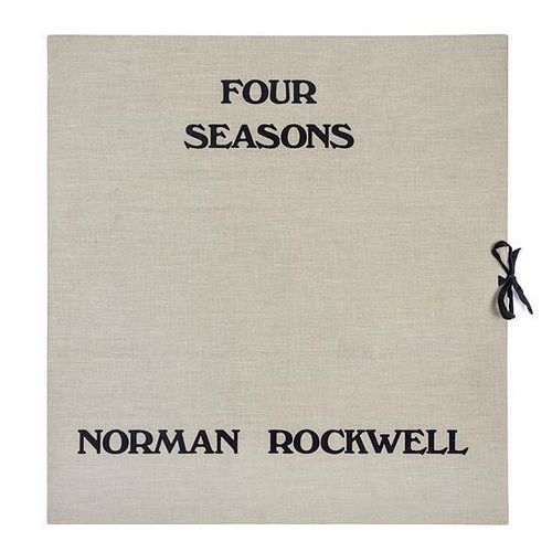 (CARICATURE) ROCKWELL, NORMAN. Four Seasons. New York, 1974. Limited edition, signed.