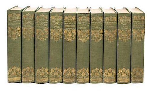 AUSTEN, JANE. The Novels. Edinburgh, 1906. 10 vols., green cloth.