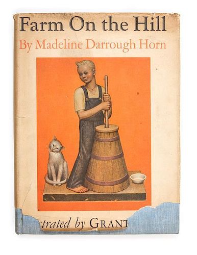 (CHILDRENS LIT) HORN, MADELINE DARROUGH. Farm on the Hill. New York, 1936. First edition.