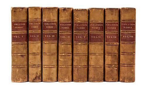 FIELDING, HENRY. The Works of Henry Fielding, Esq..with the Life of the Author. London, 1762. 8 vols.