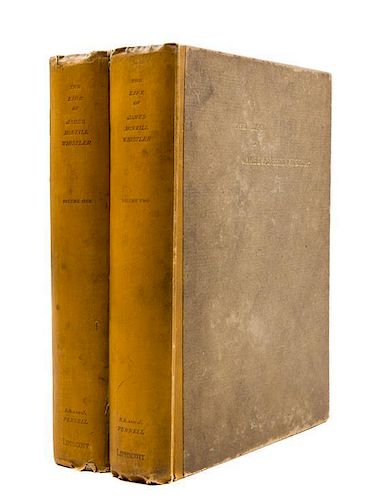 * (WHISTLER, JAMES MCNEILL) PENNELL, J AND E.R. The Life of James McNeill Whistler. Philadelphia, 1908. 2 Volumes.
