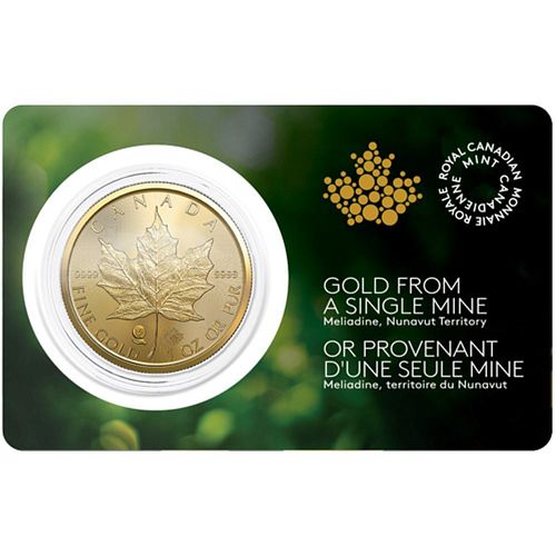 (15)2022 Canada Gold 1 oz Maple Leaf Single Source Mine