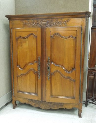 Country French Provincial Armoire.