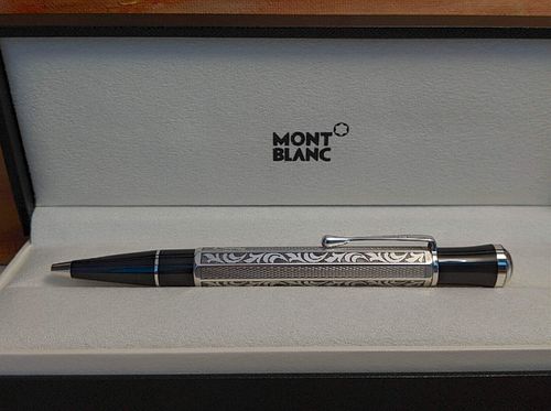MONTBLANC Limited Edition Marcel Proust Sterling Silver Ballpoint Pen