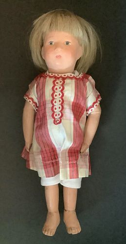 1 Doll Schoenhut wodden 11" toddler doll  1919
