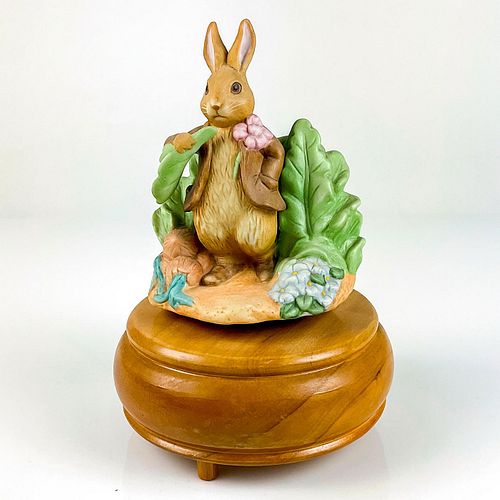 Vintage Schmid Beatrix Potter Music Box, Benjamin Bunny