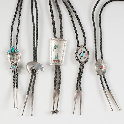 Navajo and Zuni Bolos for Wearing on Your Ranch