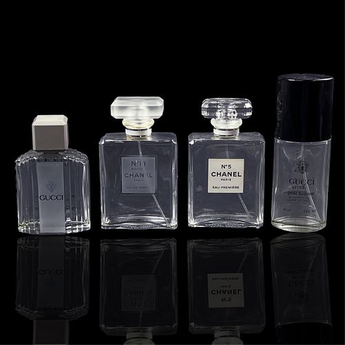 Four Perfume Bottles