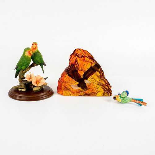 3pc Assortment of Birds Figurines