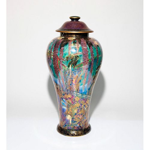 Wedgwood Daisy Makeig-Jones Fairyland Lustre Vase and Cover