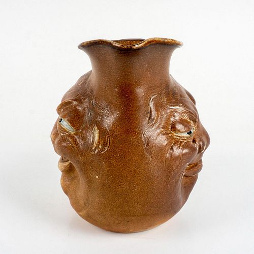 Martin Brothers Grotesque Double Faced Pitcher