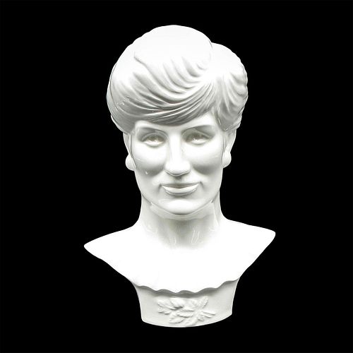 Made in England Glazed Bust, A Tribute To Diana