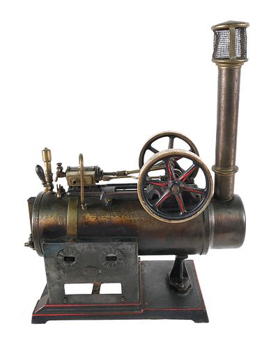 Antique DC German Toy Steam Engine