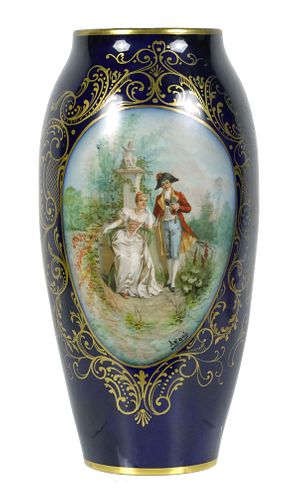15 Inch Limoges Porcelain Vase