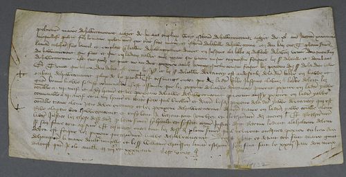 DOCUMENT: 15th Century French Deed