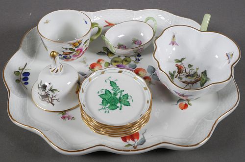 11 Herend Porcelain Dishes