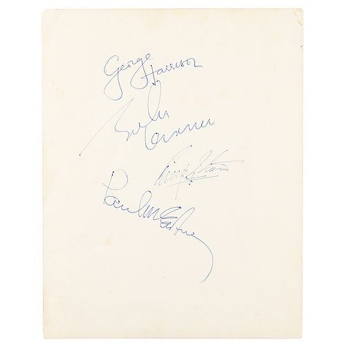 Beatles Signed Photograph