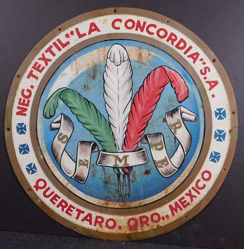 La Concordia Hand Painted Sign