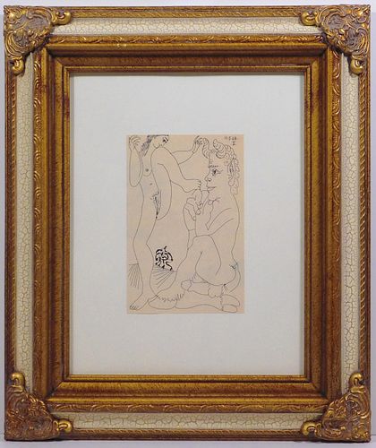 Pablo Picasso: Faun et Femme