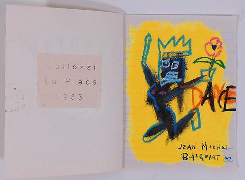 Jean-Michel Basquiat, Attributed: Spartan Composition Book
