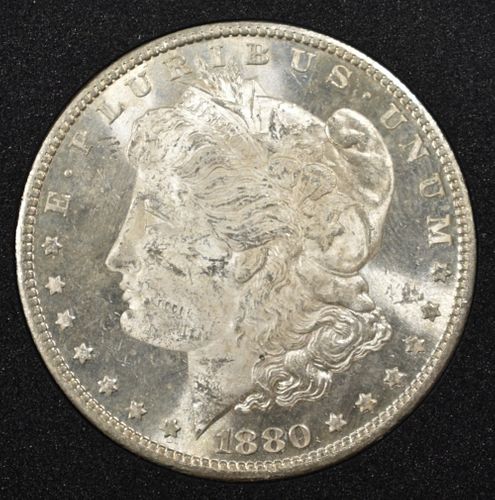 1880 S MORGAN DOLLAR  XF/AU