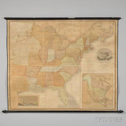 United States. David H. Vance (fl. circa 1825) Map of the United States of North America Compiled from the Latest and Most Au