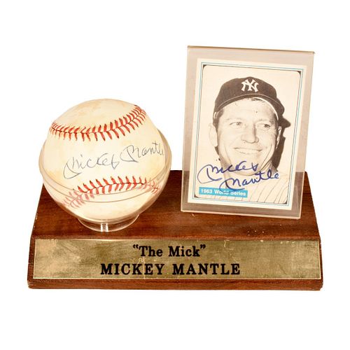 Autographed Mickey Mantle Memorabilia