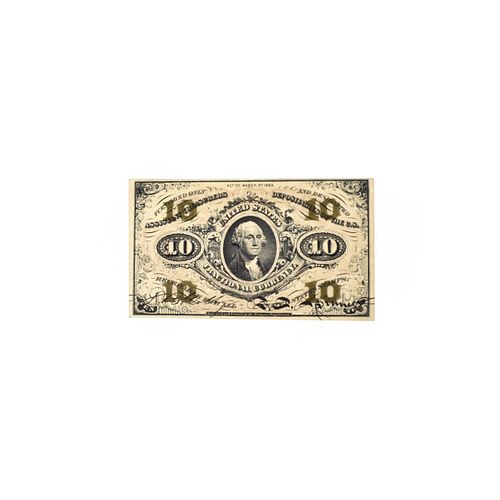 1863 U.S. 10 Cent Fractional Currency