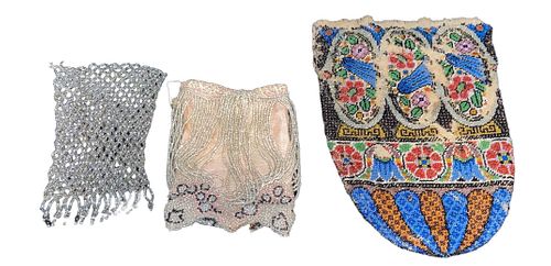 Collection 1920's Art Deco Beaded & Mesh Bags