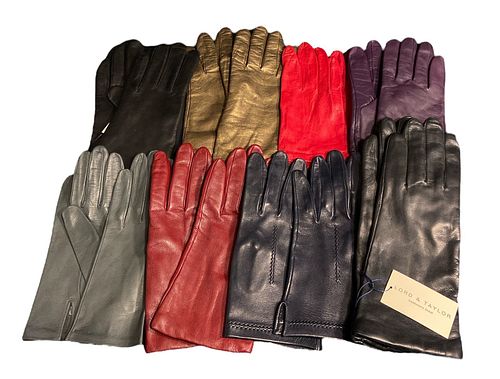Assorted Cashmere & Leather Gloves LORD & TAYLOR 