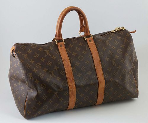 Sold at Auction: Louis Vuitton, Louis Vuitton Keep All Weekend Duffle Bag