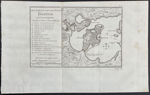 Schwabe - Plan of the City of Boston, Massachusetts