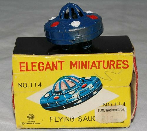 Marx Linemar Space Flying Saucer with Original Box