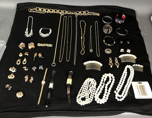 A Group of Costume Jewelry