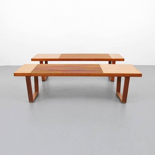 Pair of Benches, Manner of George Nelson
