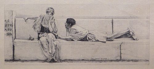 Sir Lawrence Alma-Tadema, After: A Solicitation