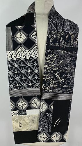 Black and White Star Scarf