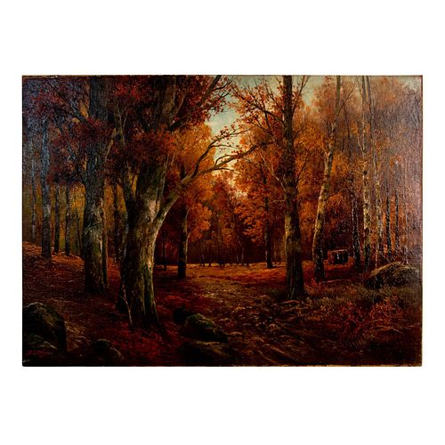 B. Lambert Oil Painting on Canvas Landscape