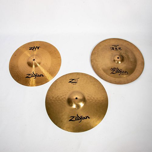 Set of 3 Zildjian Cymbals