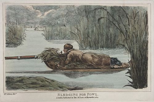 Henry Alken - Sledging for Fowl