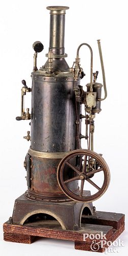 Carette vertical steam engine