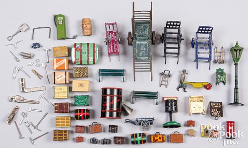 Miniature luggage, carts, etc.