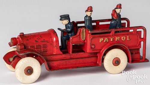 Kenton painted cast iron Patrol wagon