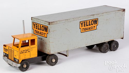 Kellam Co. painted pressed steel Yellow Transport
