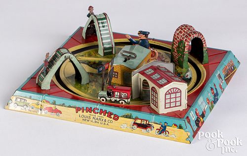 Marx Pinched lithographed tin wind-up toy