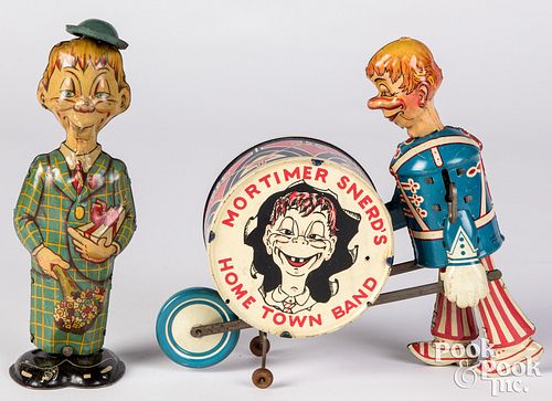 Two Marx lithographed tin toys