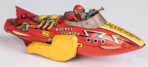 Flash Gordon Rocket Fighter tin wind-up