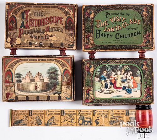 Panorama and Historiscope, both by Milton Bradley